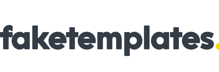 download fake templates | blank examples | editable samples